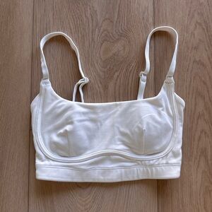 vitaly white sports bra